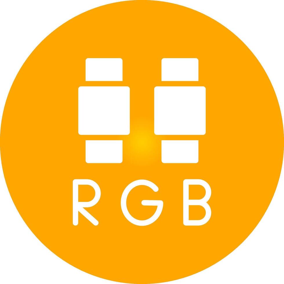 RGB-kreatives Icon-Design vektor