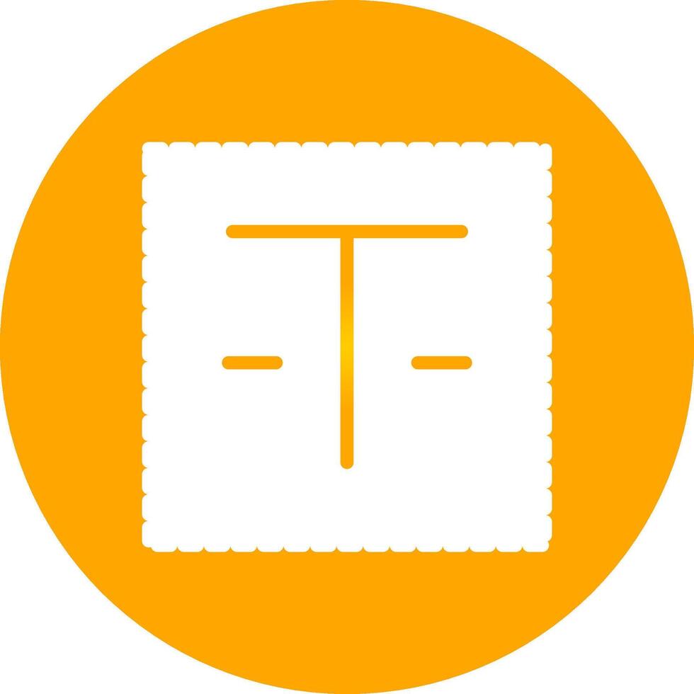 Textfeld kreatives Icon-Design vektor