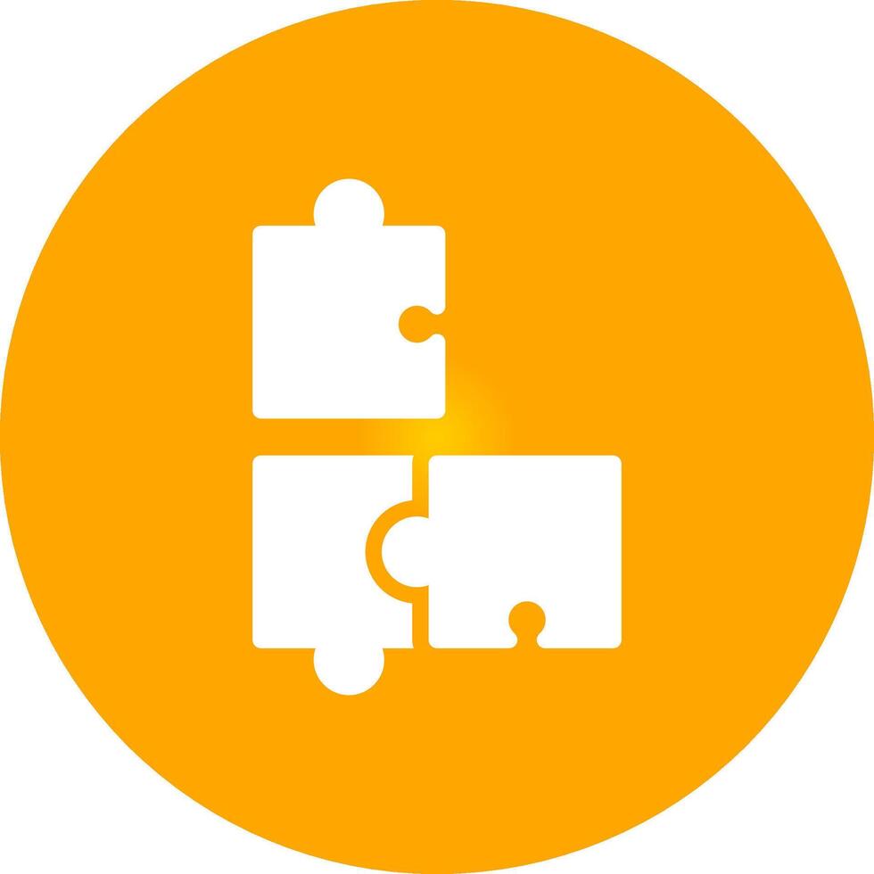 Puzzle kreatives Icon-Design vektor