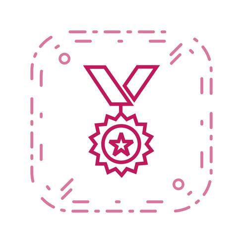 Medaille Symbol Vektor-Illustration vektor