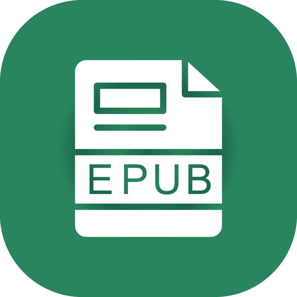 epub kreativ Symbol Design vektor