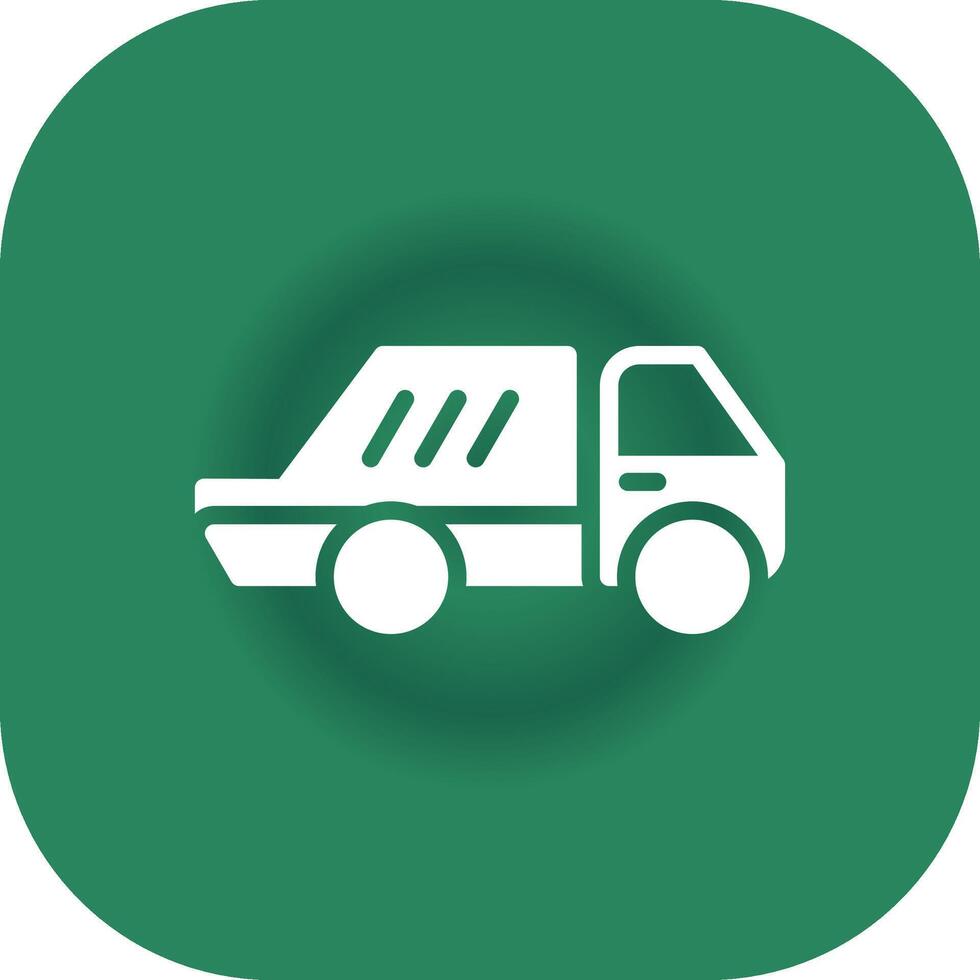 Müll LKW kreativ Symbol Design vektor