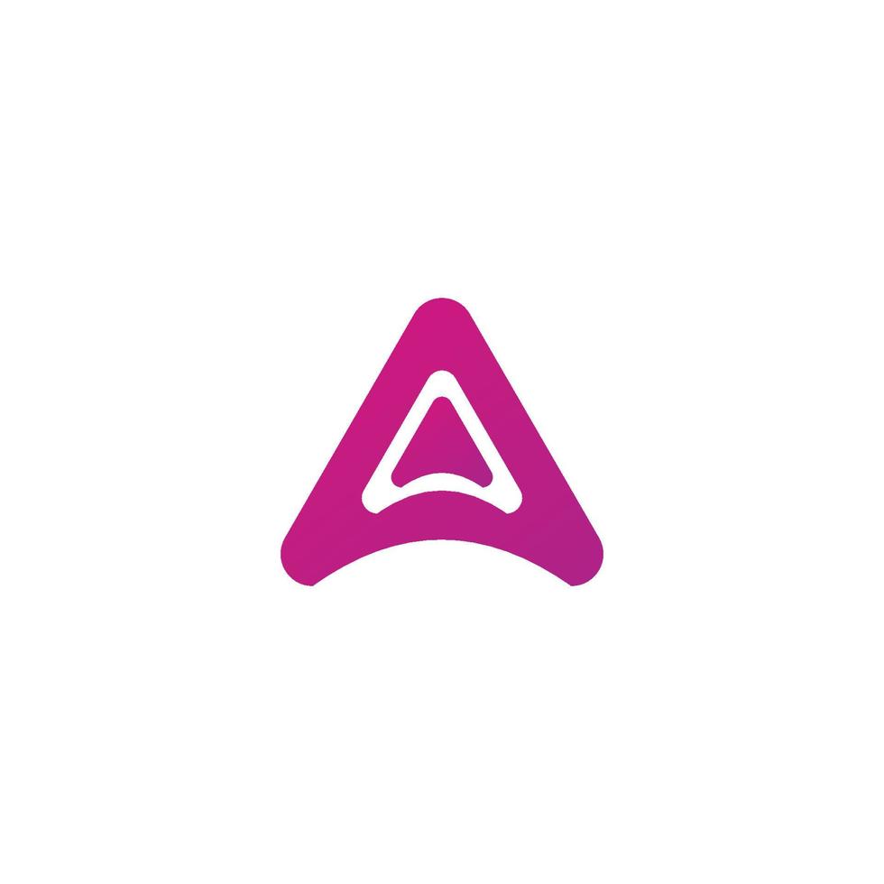 ett brev logotyp mall, en ikon vektor