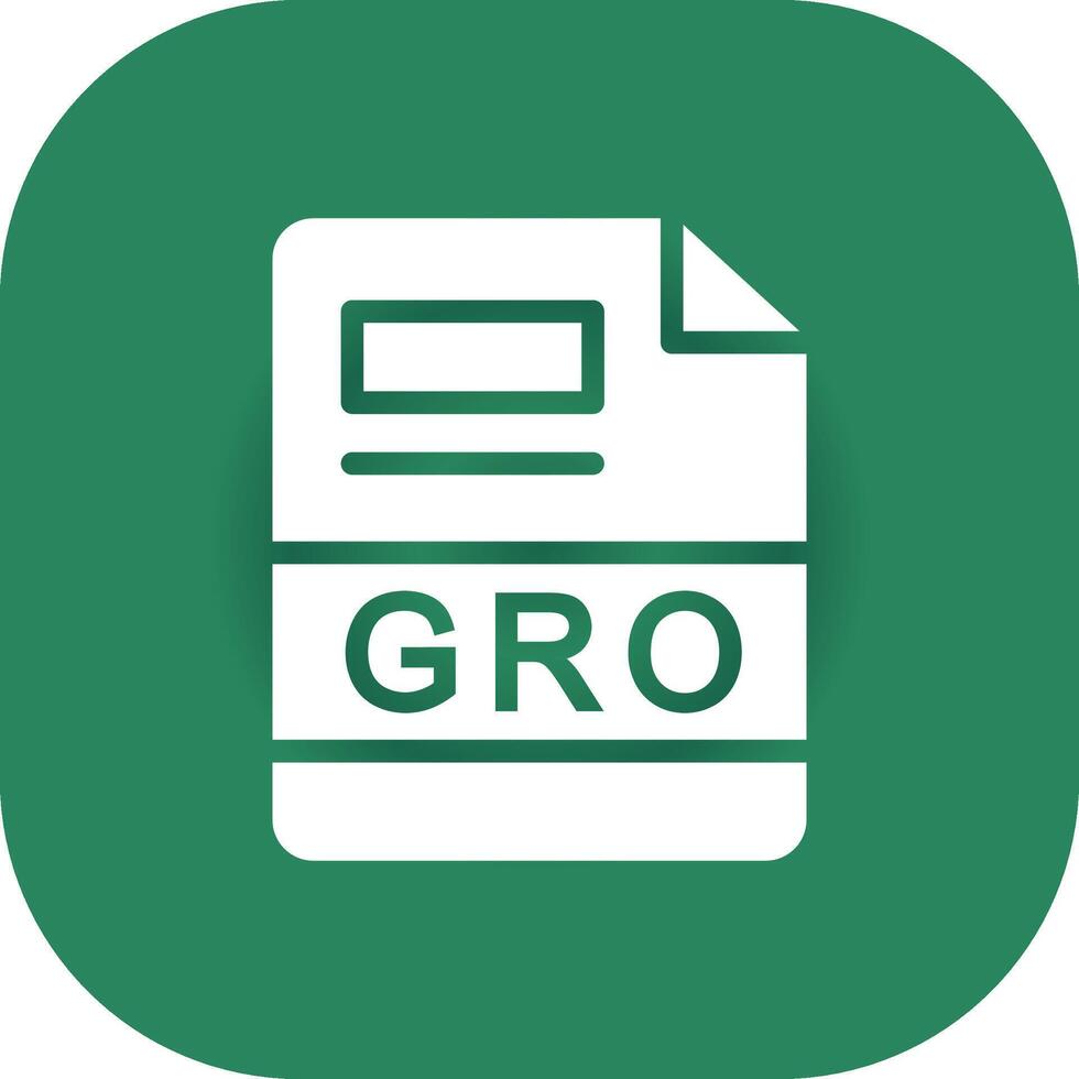 gro kreativ Symbol Design vektor