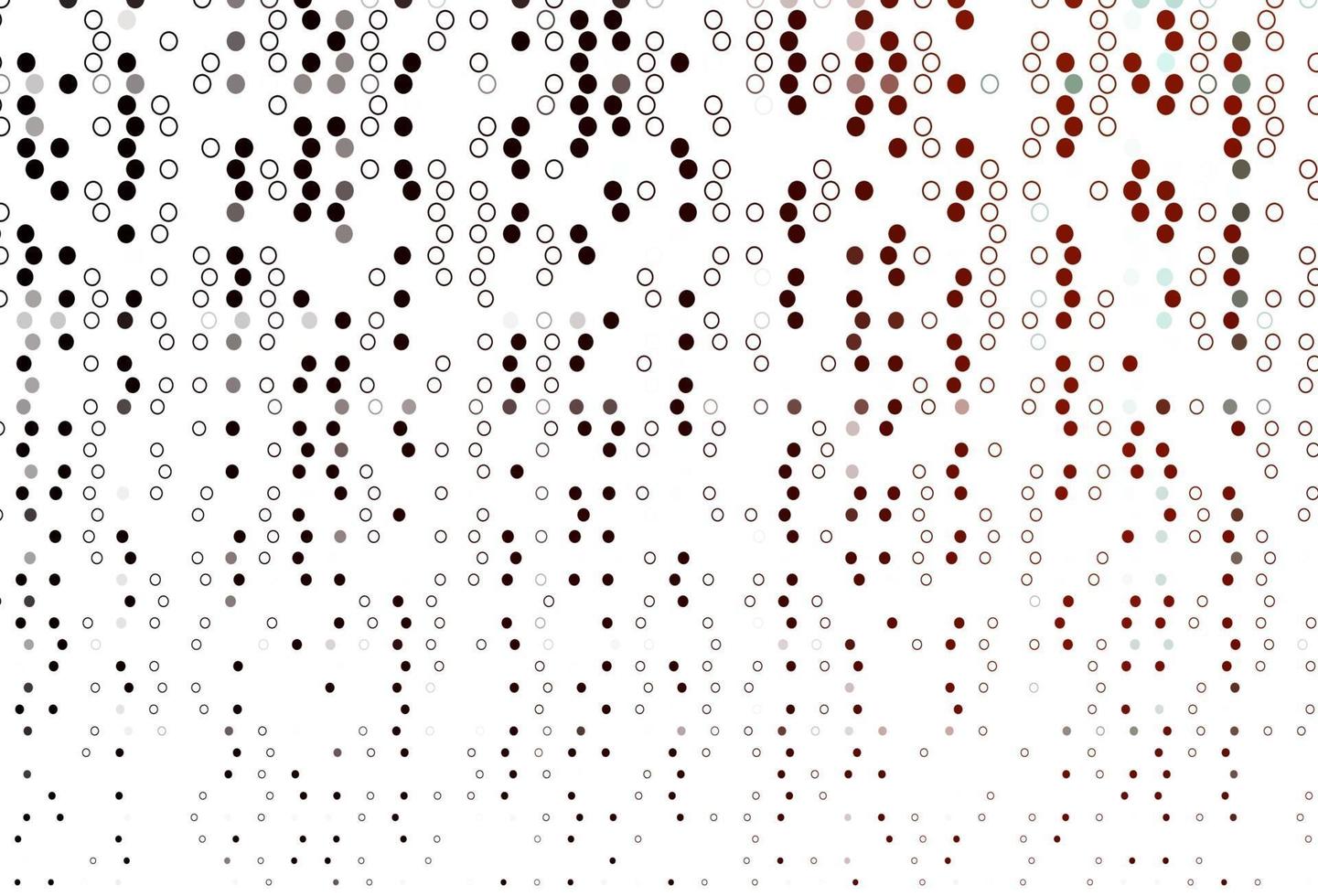 hellrote Vektorschablone mit Kreisen. vektor