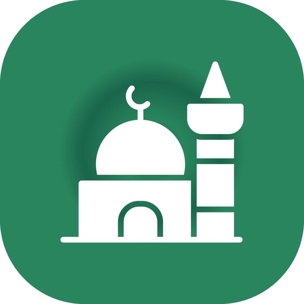 Moschee kreatives Icon-Design vektor