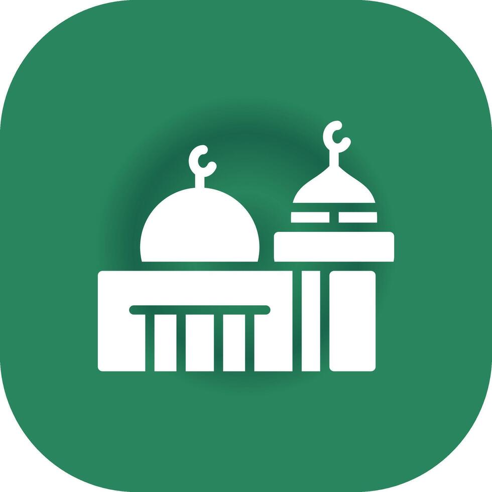 Moschee kreatives Icon-Design vektor