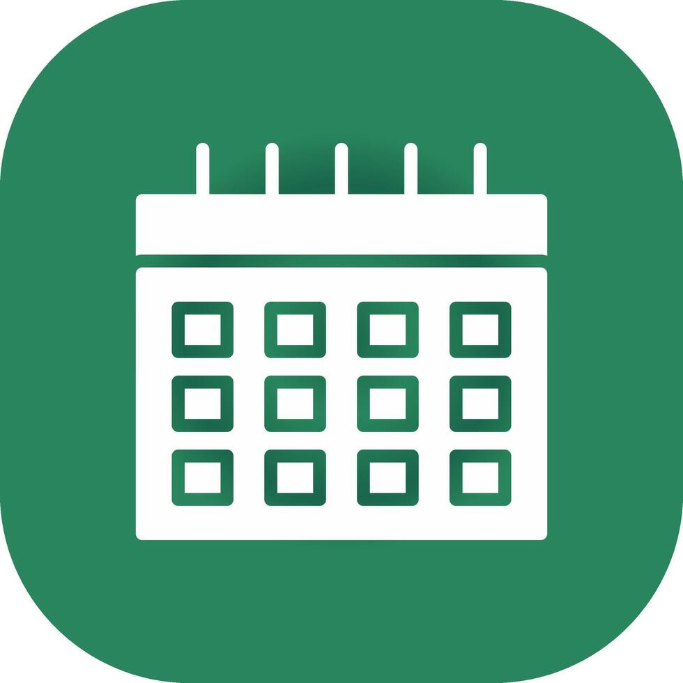 Kalender kreatives Icon-Design vektor