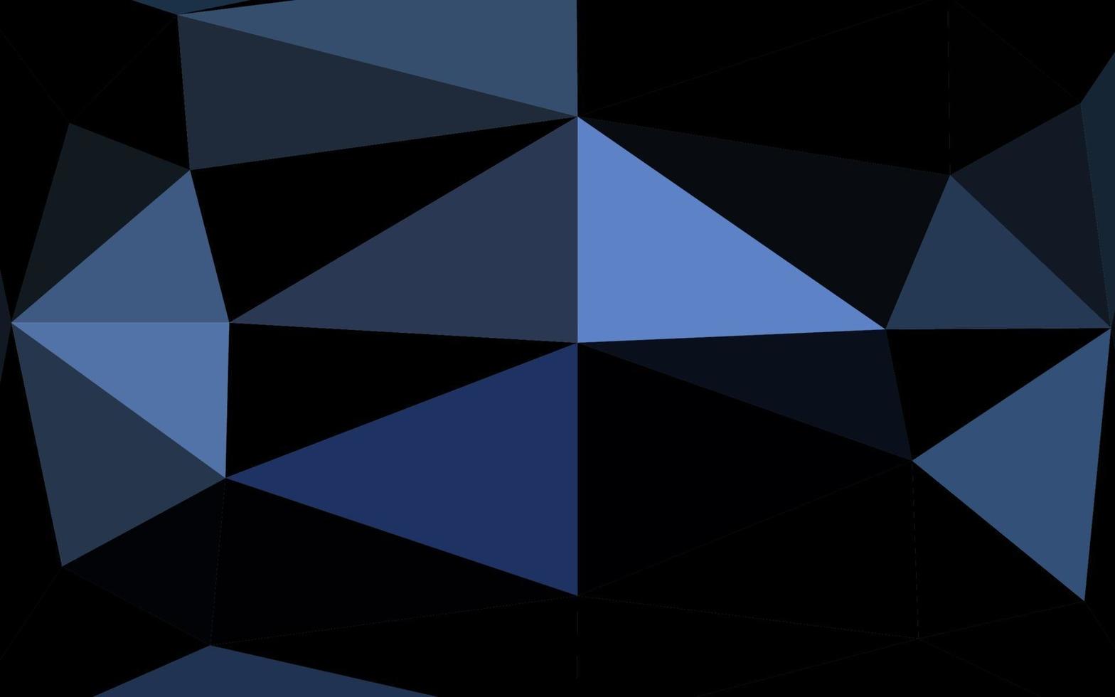 mörkblå vektor suddig triangelstruktur.