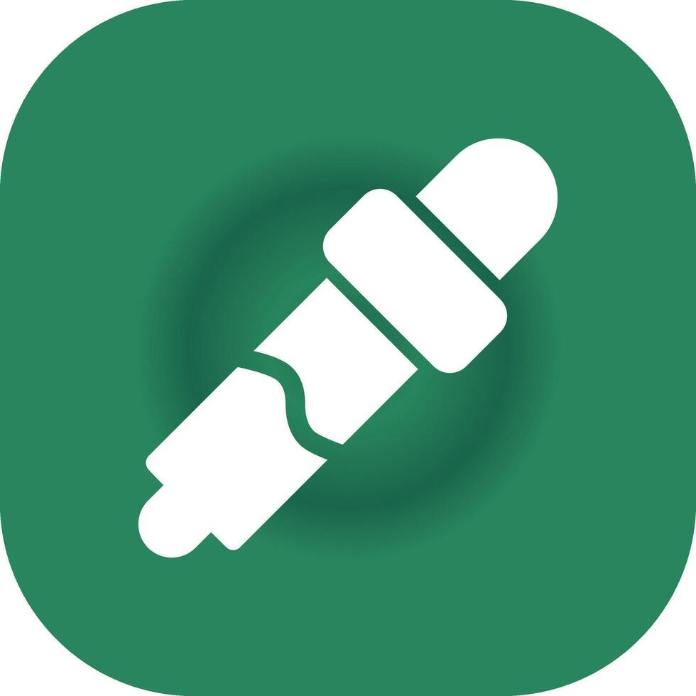 Pipette kreatives Icon-Design vektor