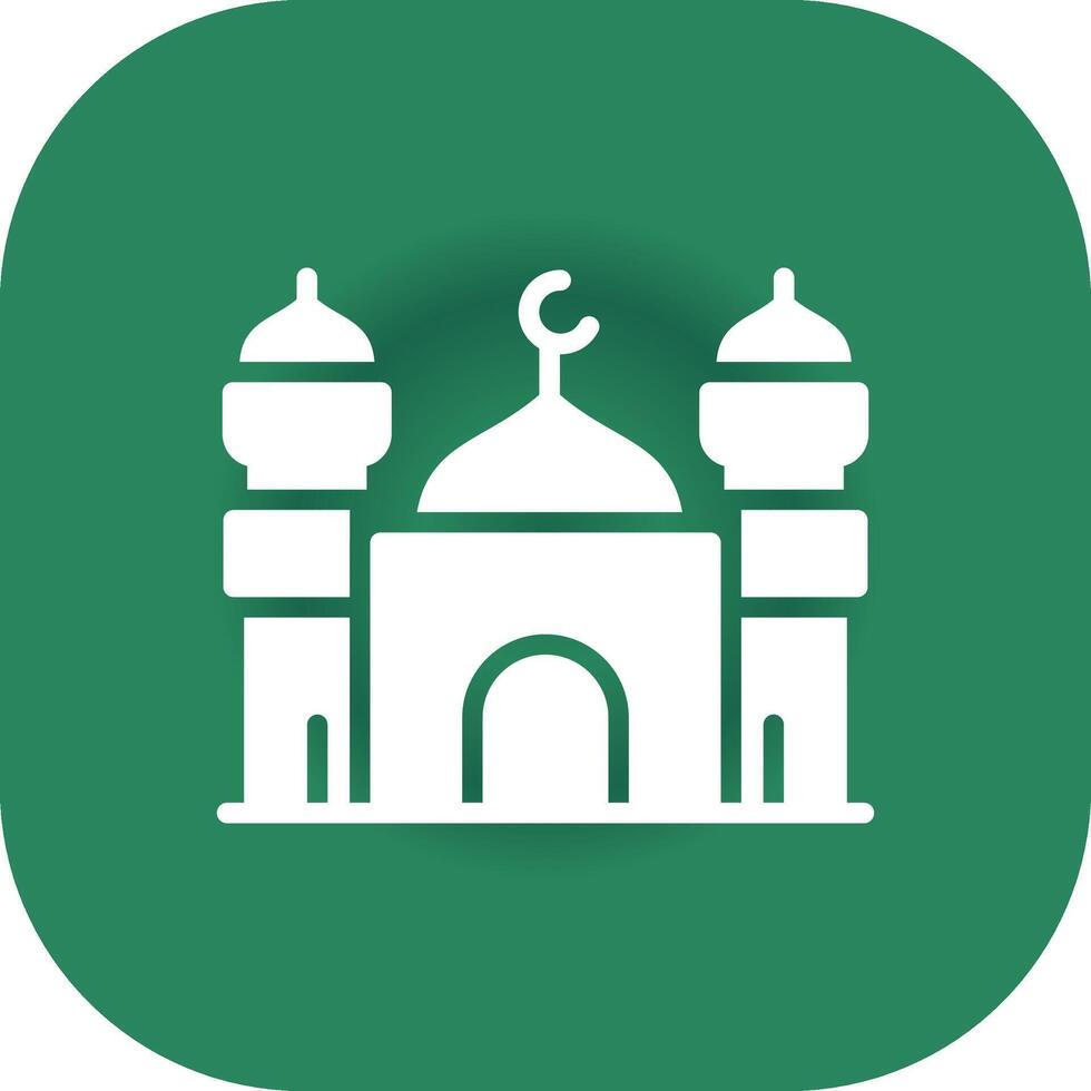 Moschee kreatives Icon-Design vektor