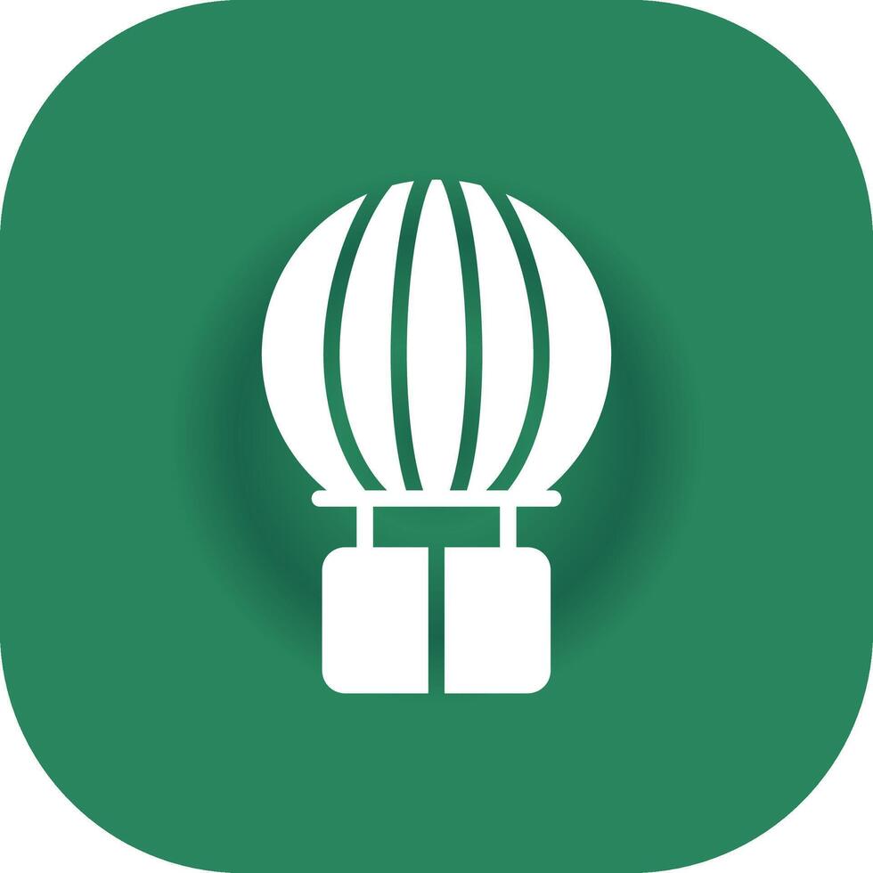 Heißluftballon kreatives Icon-Design vektor