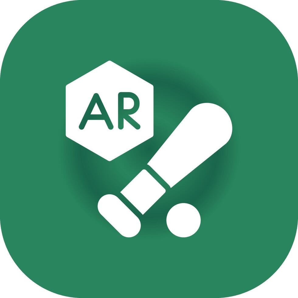 ar Baseball kreativ Symbol Design vektor