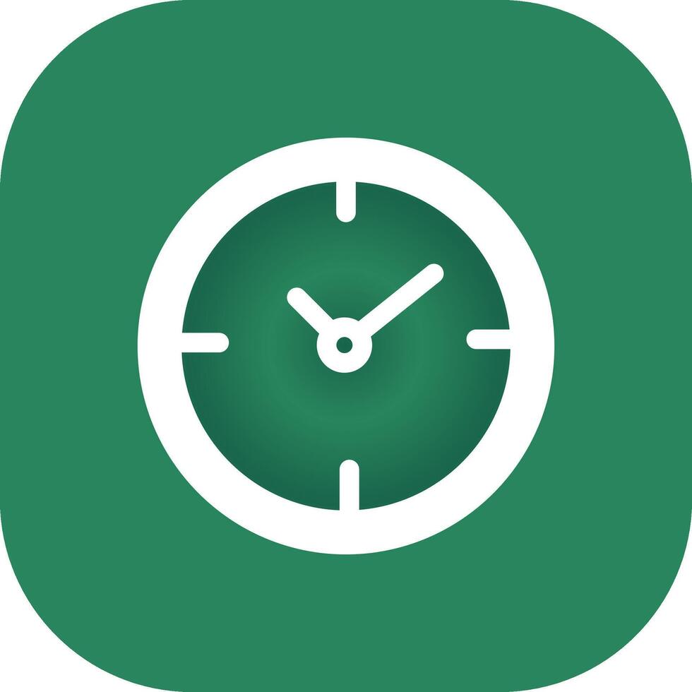 Uhr kreatives Icon-Design vektor