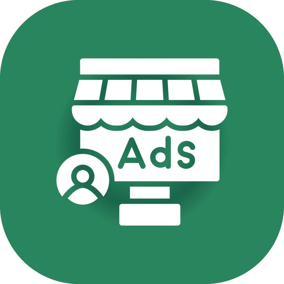 kreatives Icon-Design für Werbung vektor