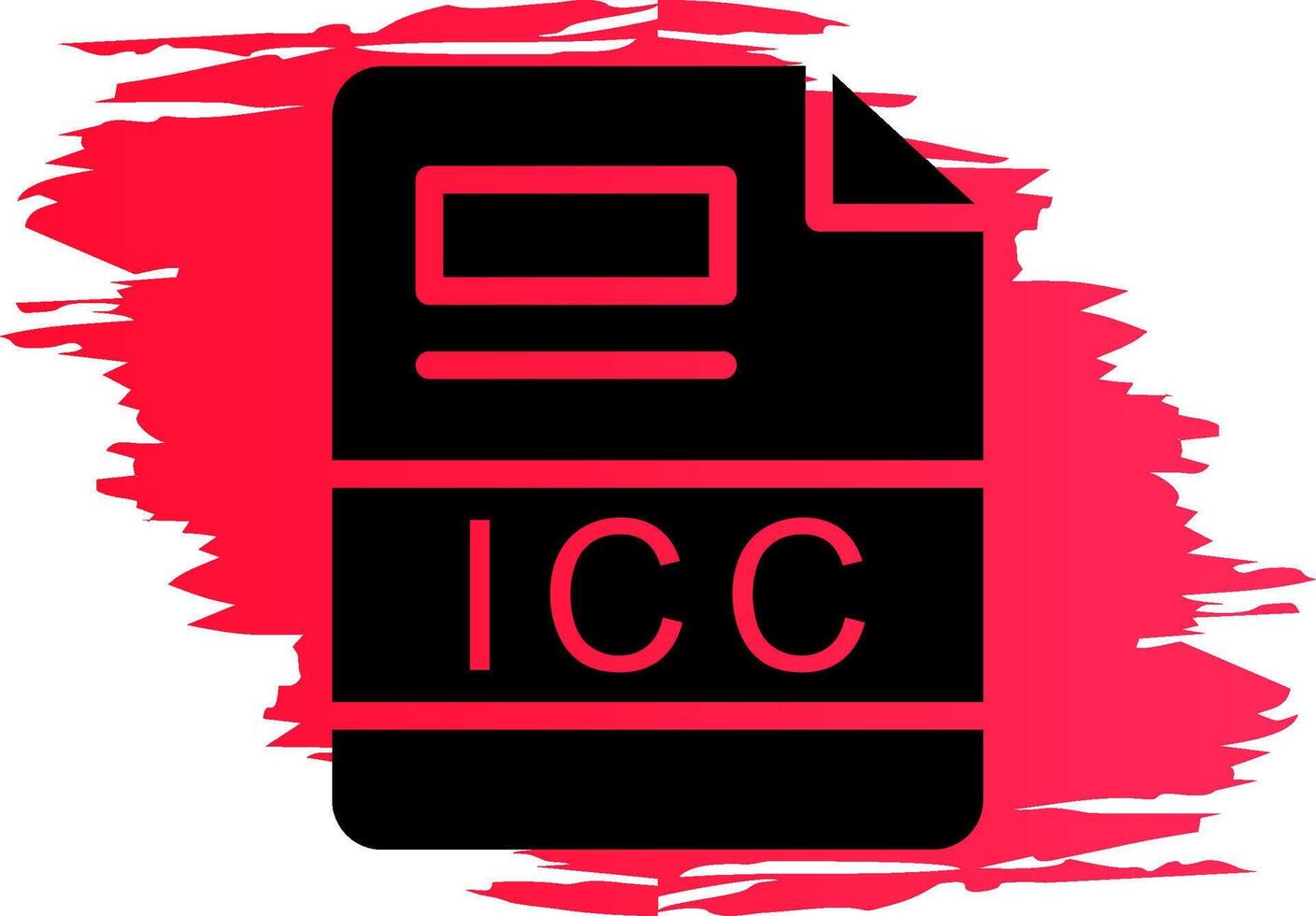 icc kreativ ikon design vektor