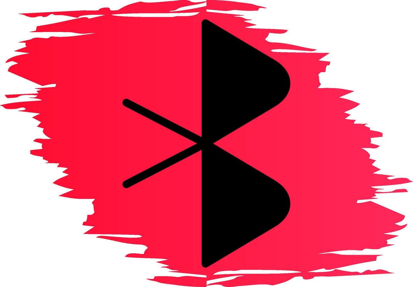 Bluetooth kreatives Icon-Design vektor