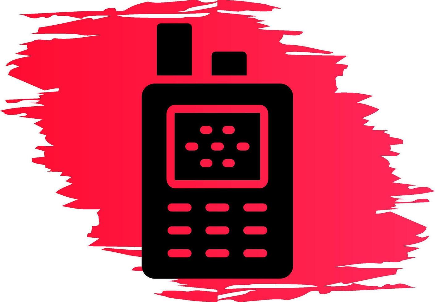 Walkie-Talkie kreatives Icon-Design vektor