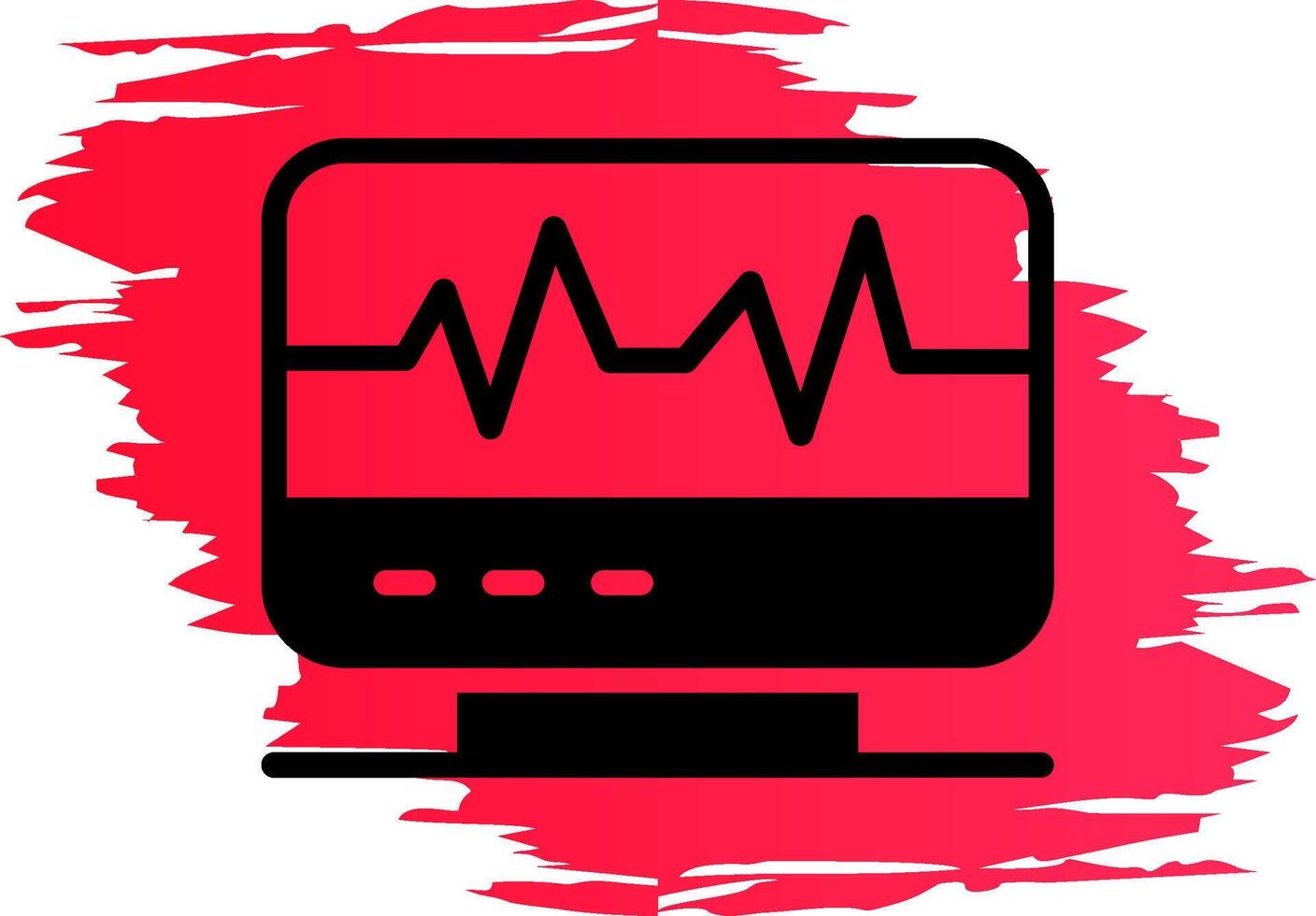 Elektrokardiogramm kreativ Symbol Design vektor