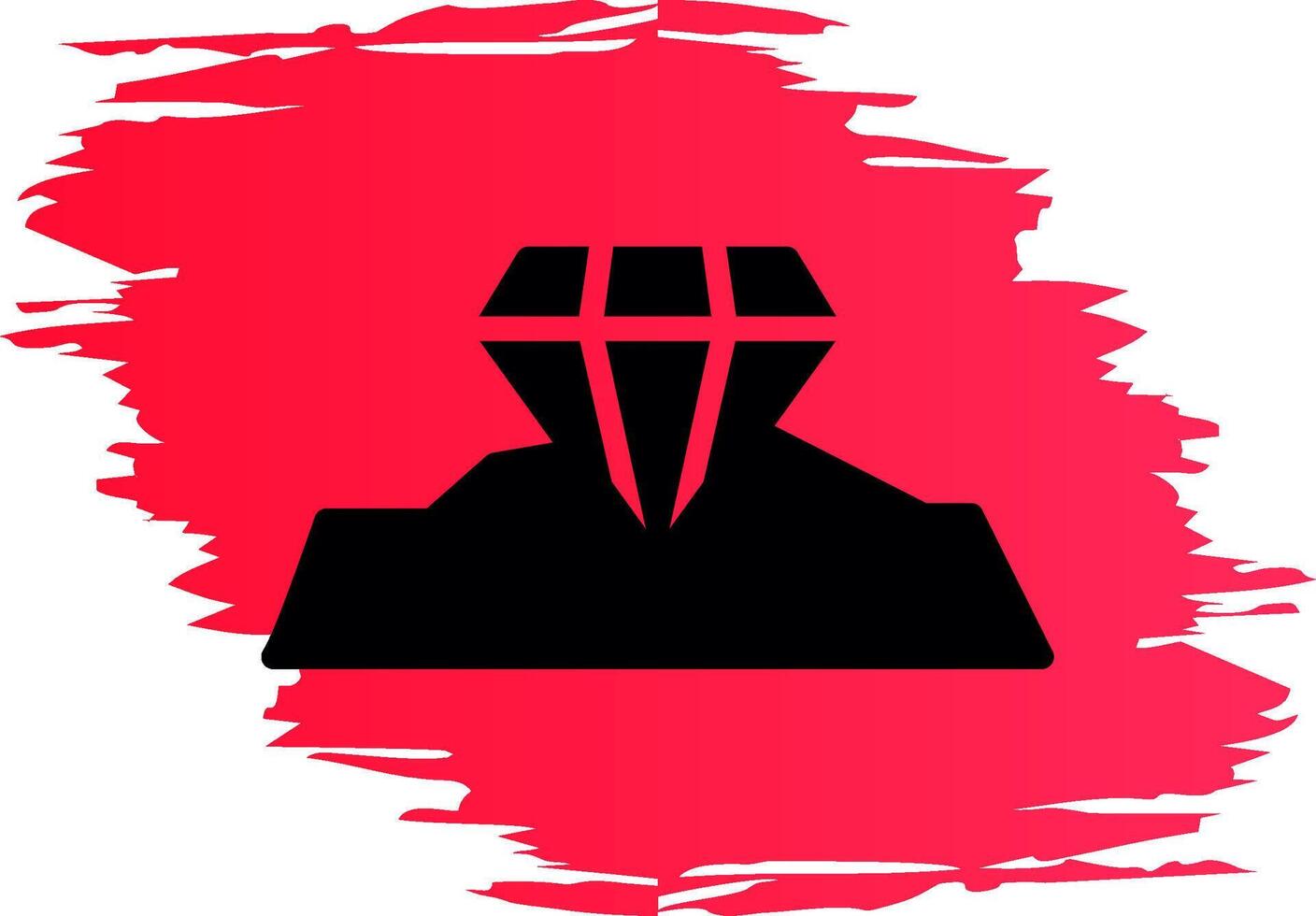 Diamant kreatives Icon-Design vektor