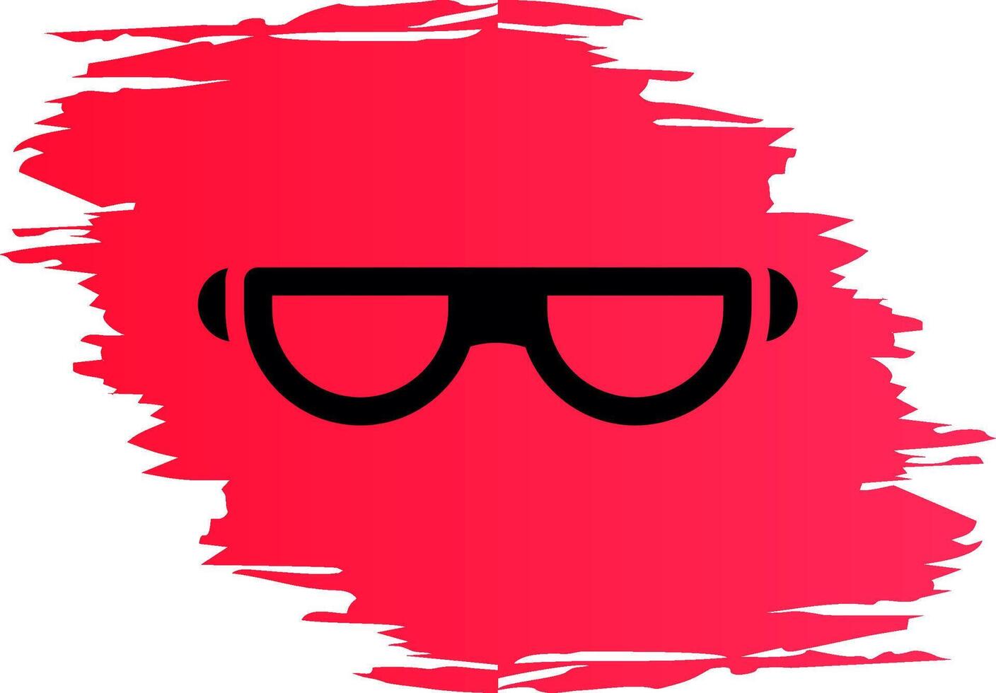 Brille kreatives Icon-Design vektor