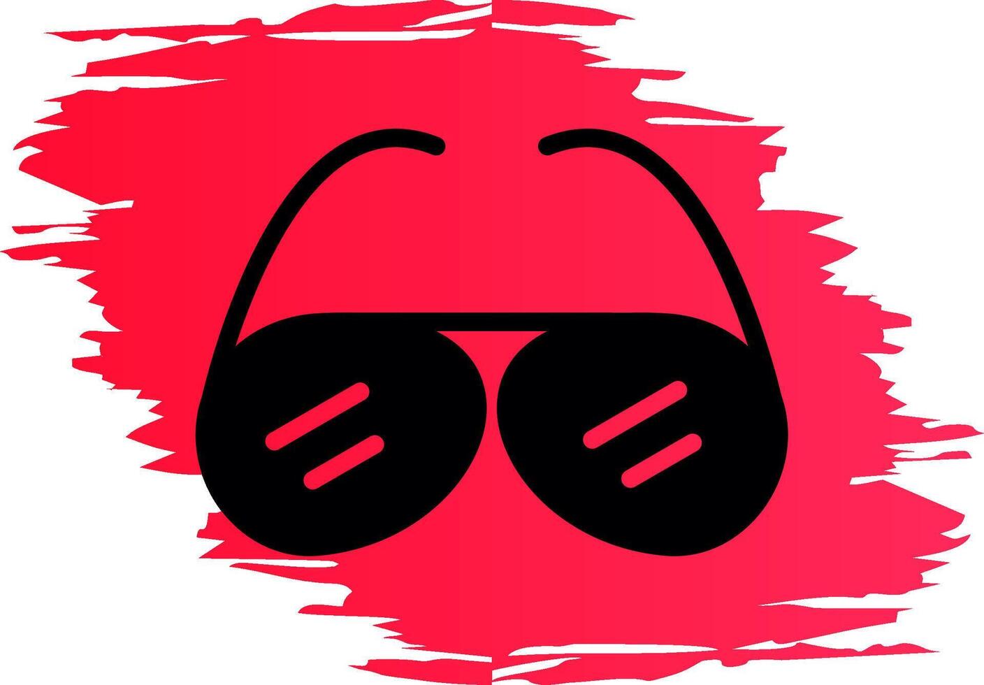 Sonnenbrille kreatives Icon-Design vektor