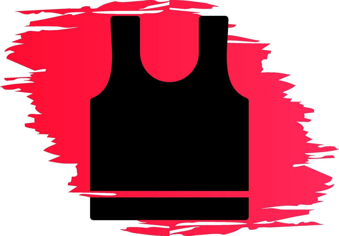 Tanktop kreatives Icon-Design vektor