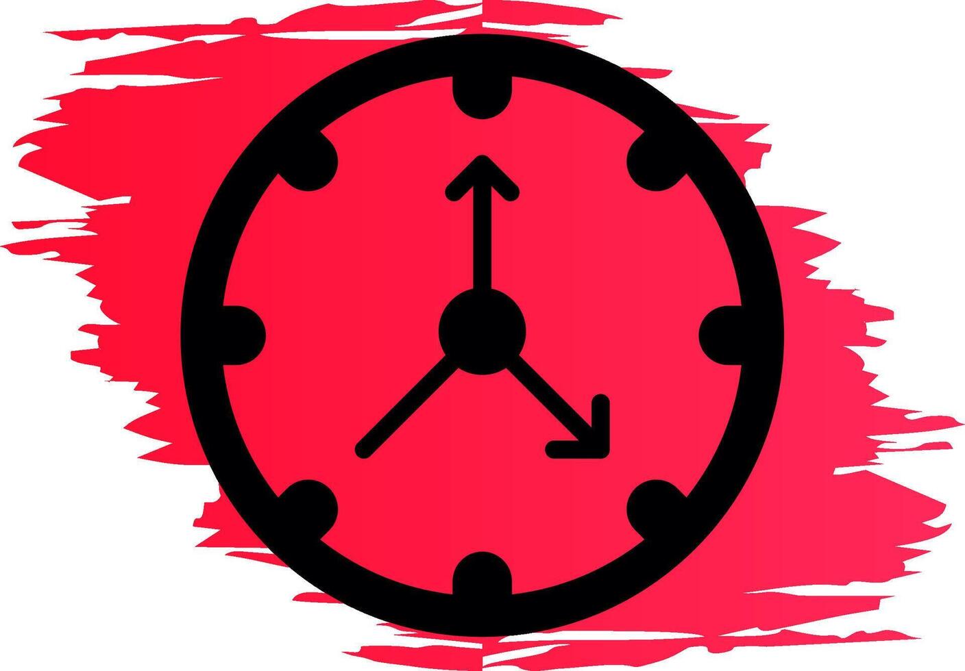 Uhr kreatives Icon-Design vektor