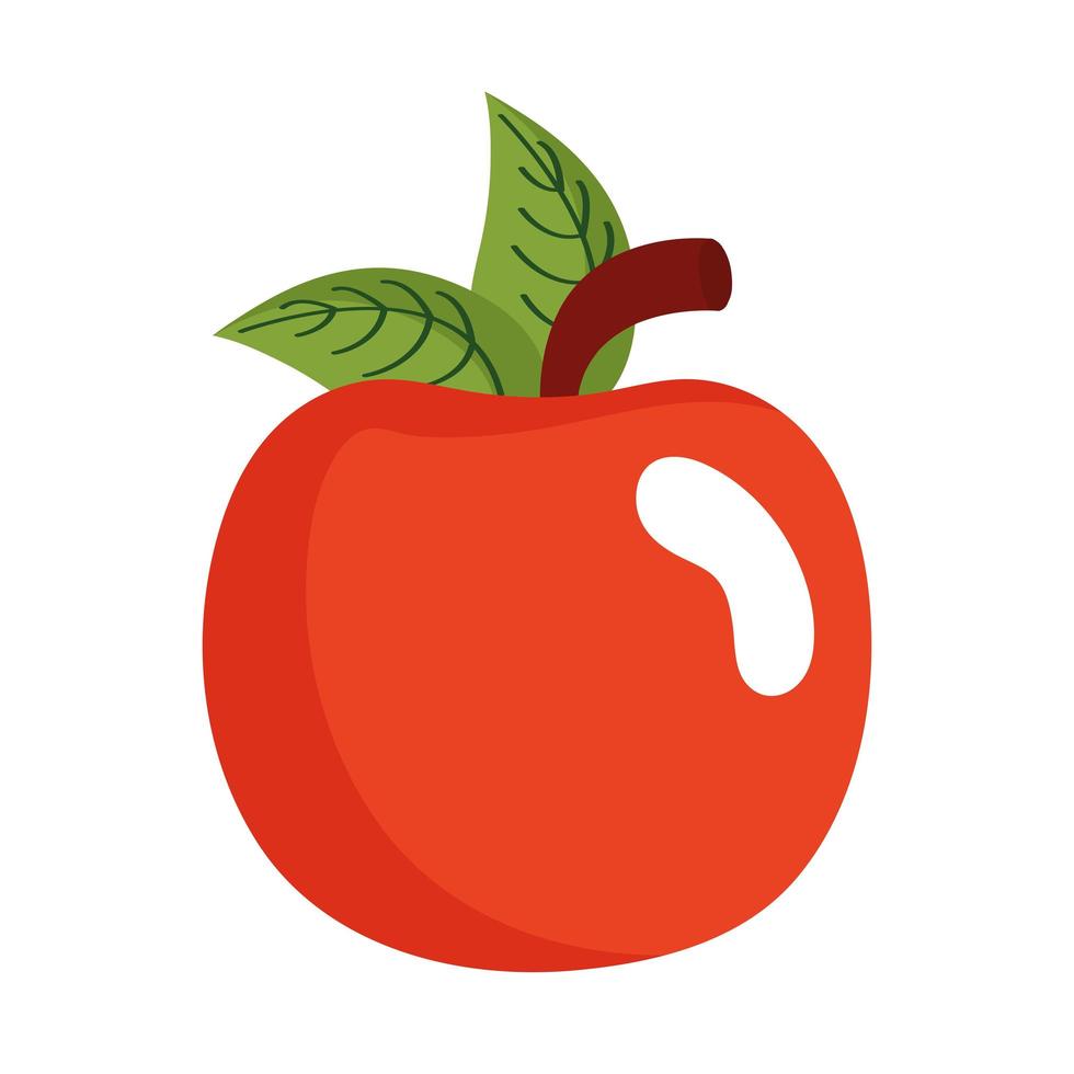 frukt äppelmat vektor