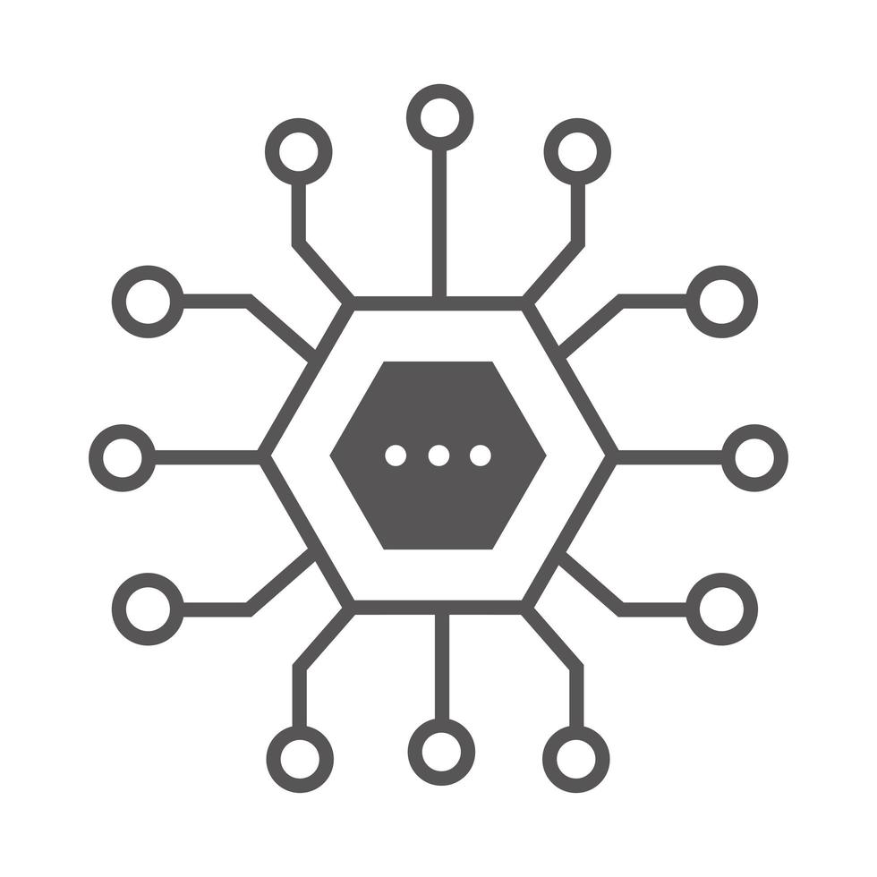 Rhombus elektronische Schaltung vektor