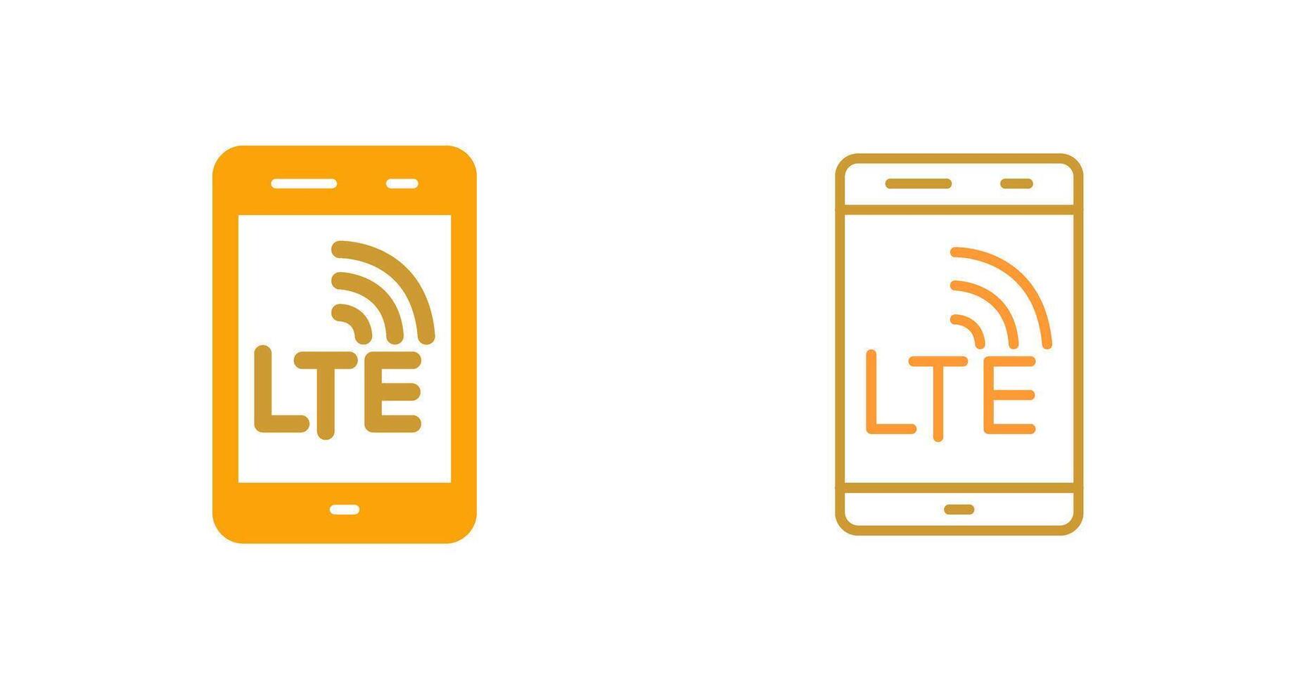 lte vektor ikon