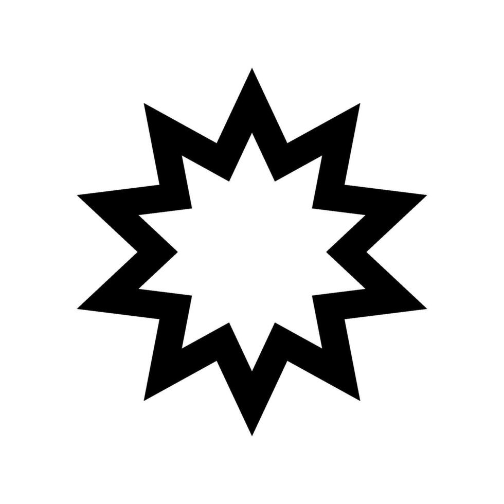 Star Bethlehem mystisch religiös Symbol vektor