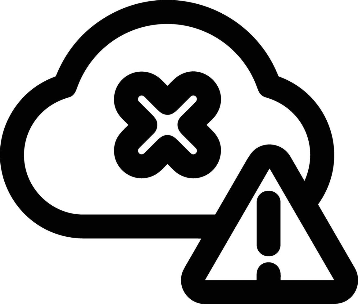 Wolke Symbol Symbol Vektor Bild. Illustration von das Hosting Lager Design Bild