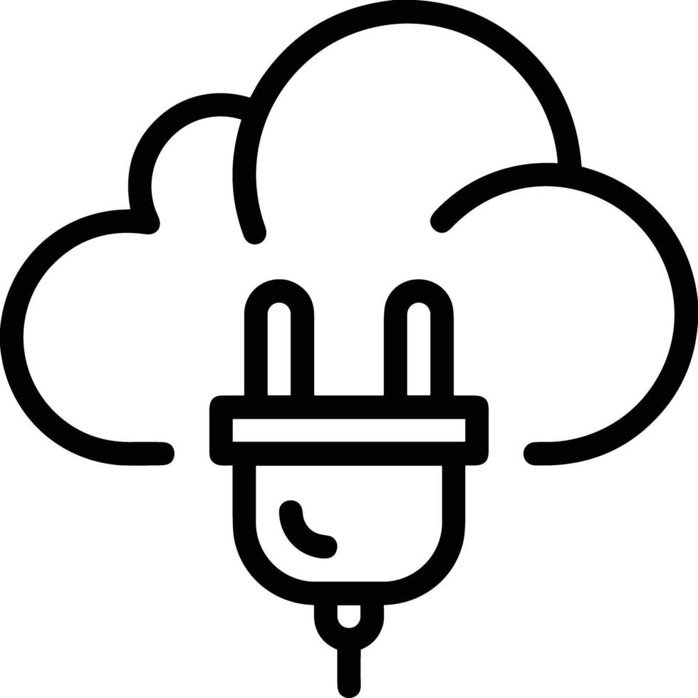 Wolke Symbol Symbol Vektor Bild. Illustration von das Hosting Lager Design Bild