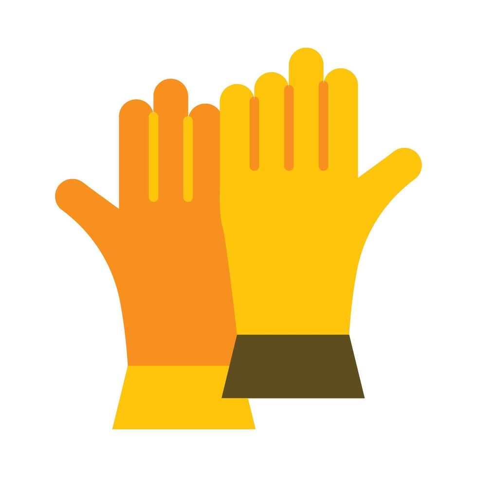 handskar vektor platt ikon