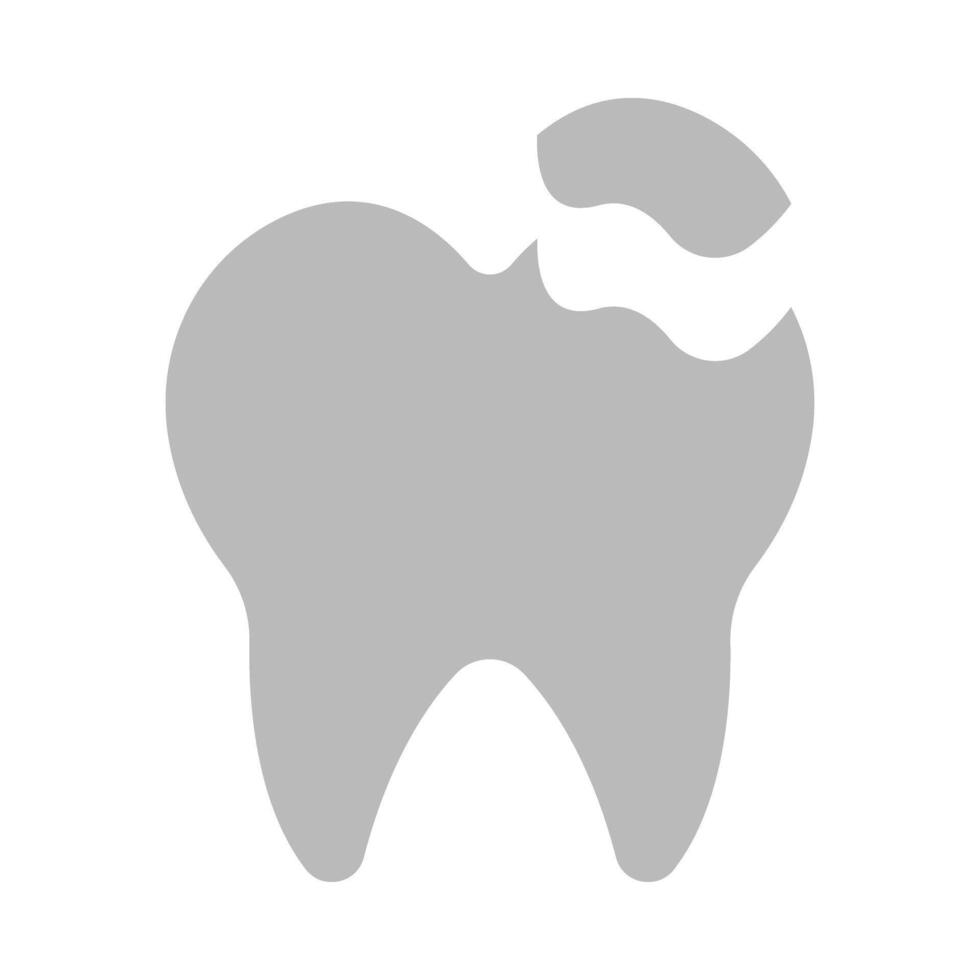 dental fyllning vektor platt ikon