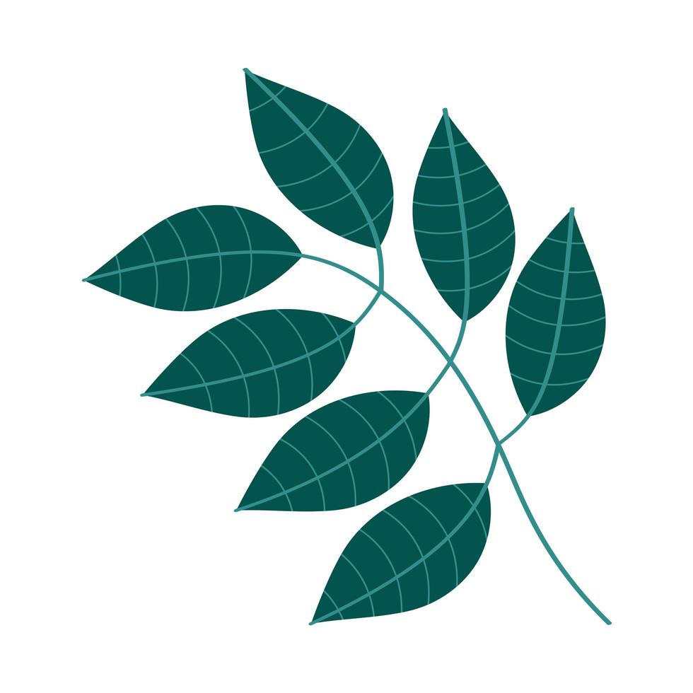 Symbol für grüne Blätter vektor
