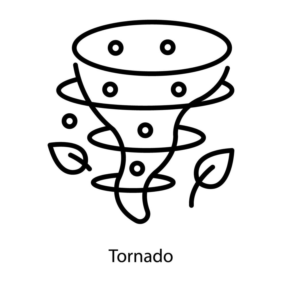 trendiga tornadokoncept vektor