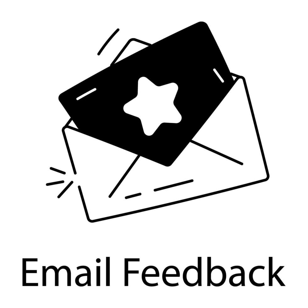 modisch Email Feedback vektor