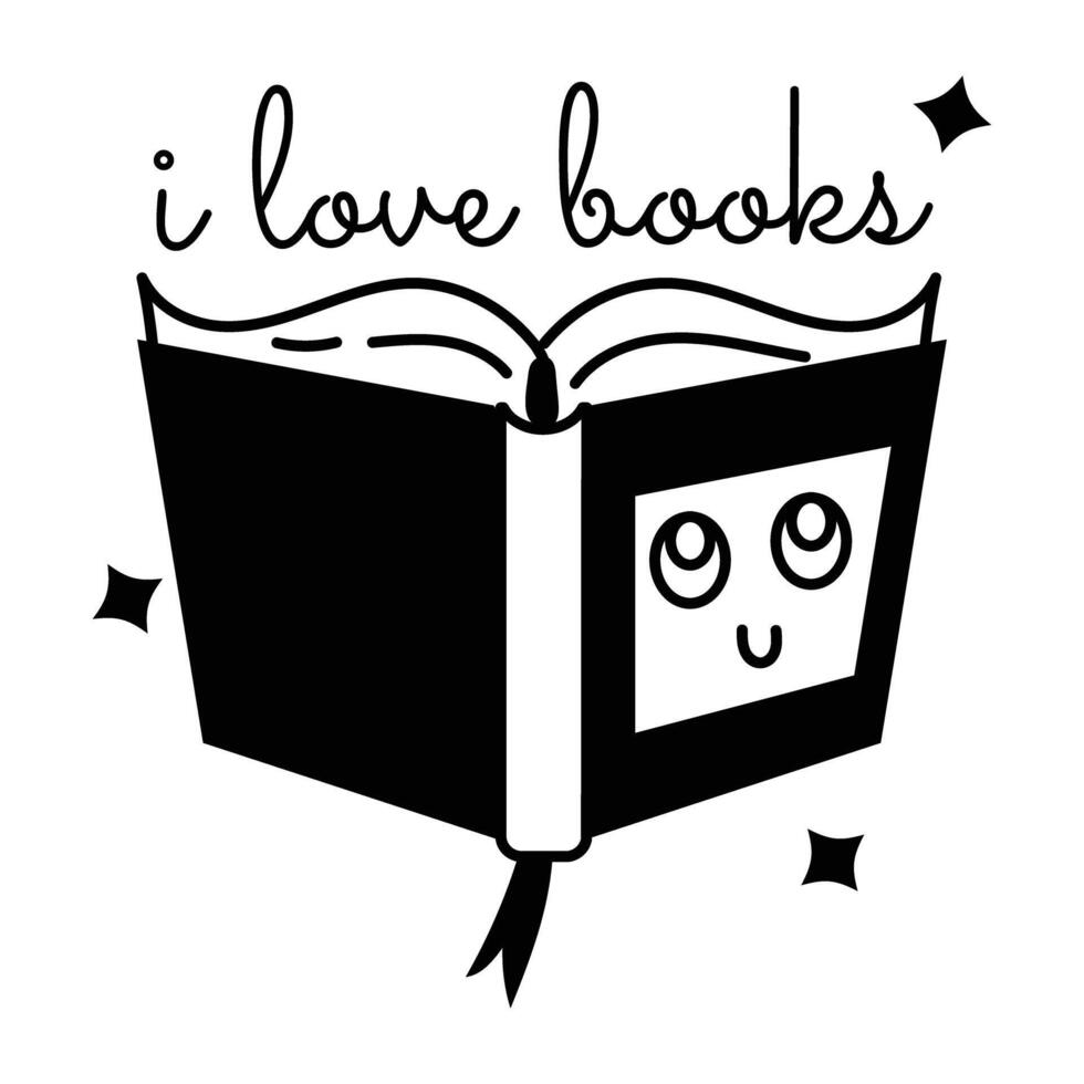 modisch Bücher Liebe vektor