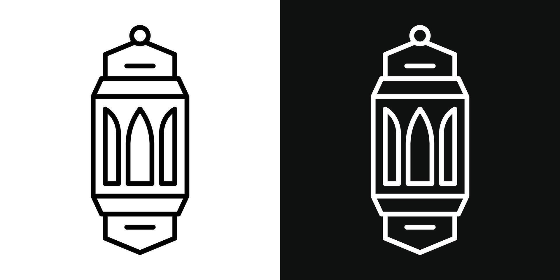 Ramadan Laterne Symbol vektor