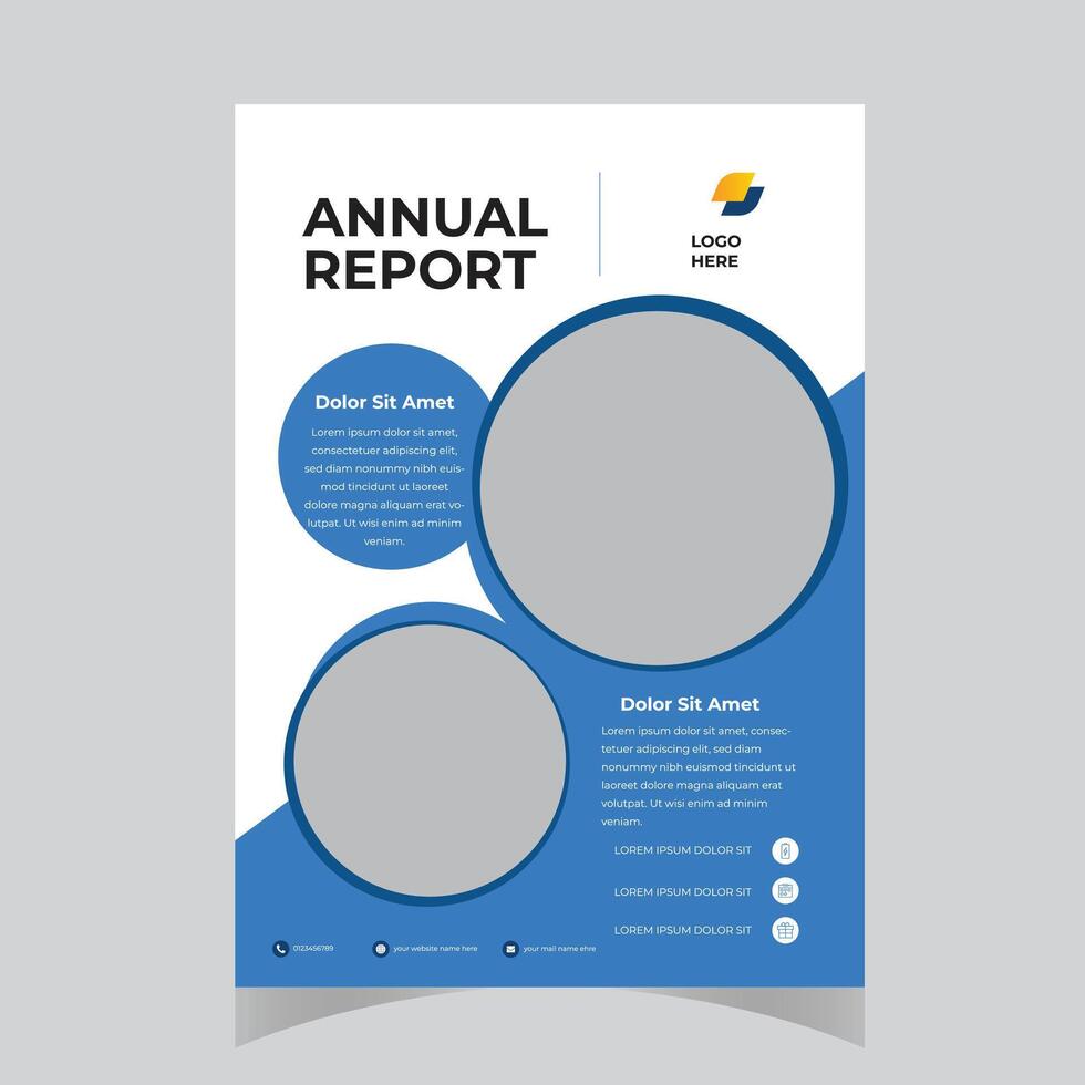 broschyr broschyr omslag design layout Plats för Foto bakgrund, vektor mall i a4 storlek