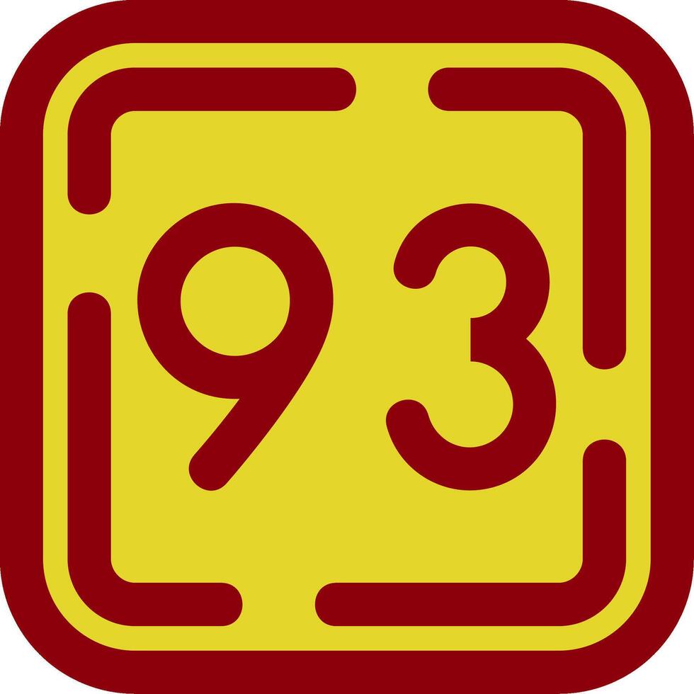 Nummer Vektor Symbol