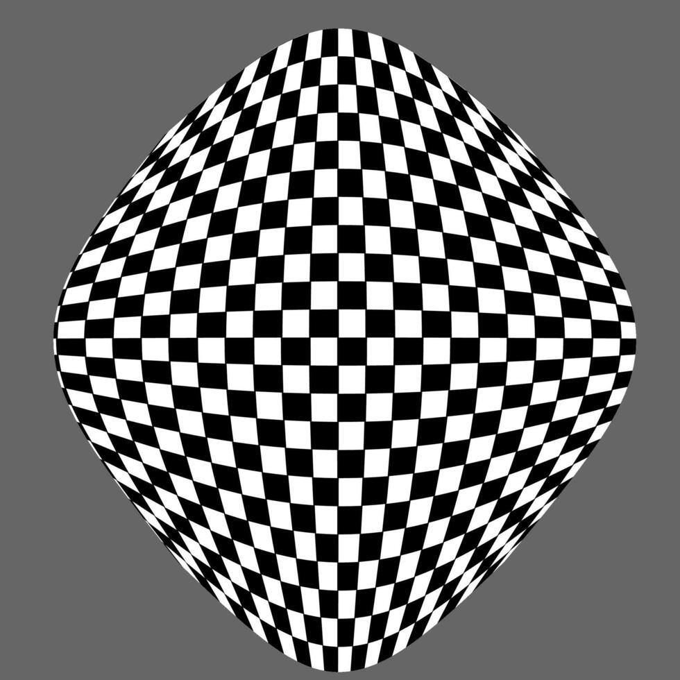 abstrakt geometrisk illustration i de form av en schack mönster på en grå bakgrund vektor