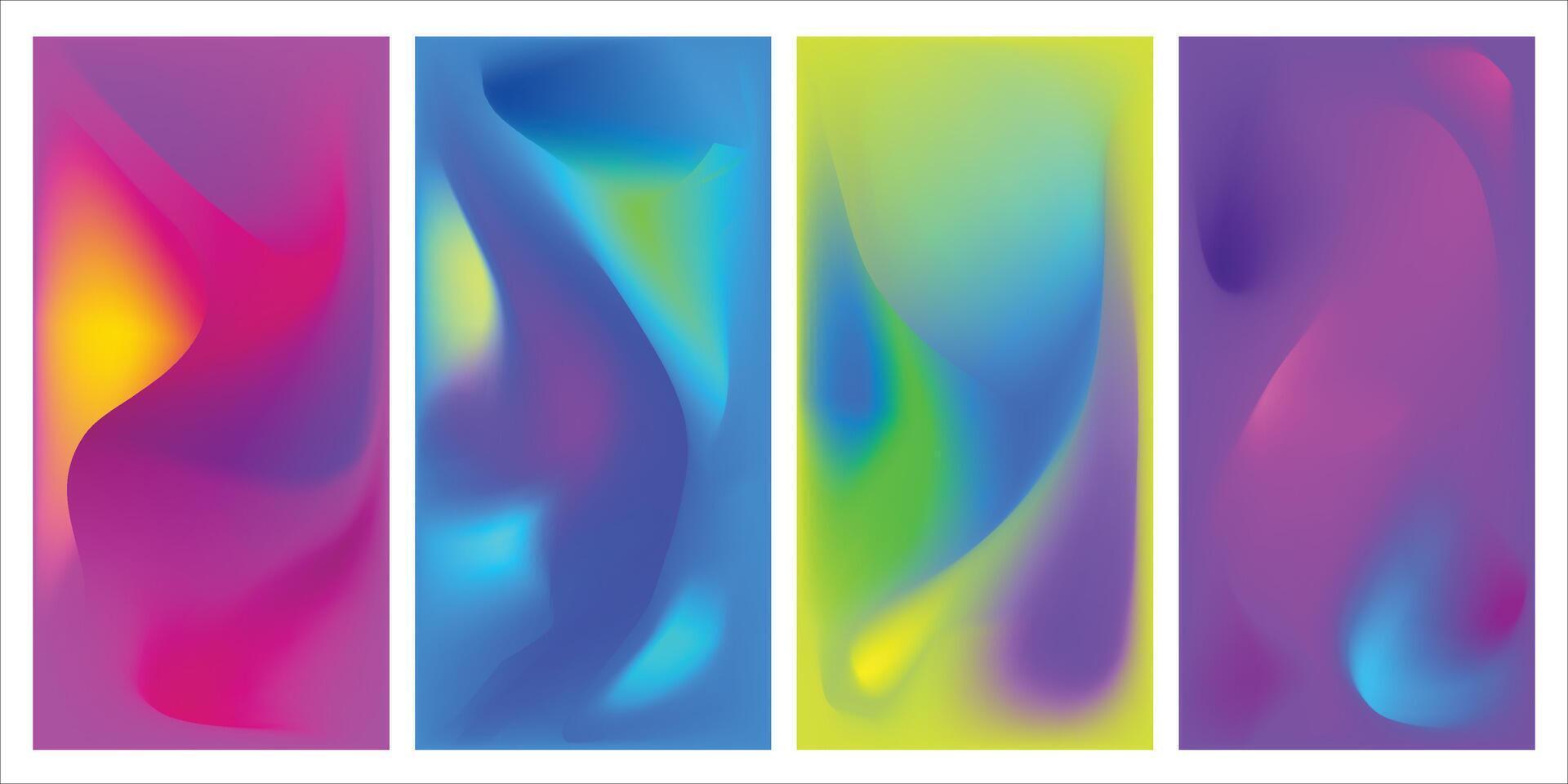 Gradient Welle Flüssigkeit Hintergrund vektor