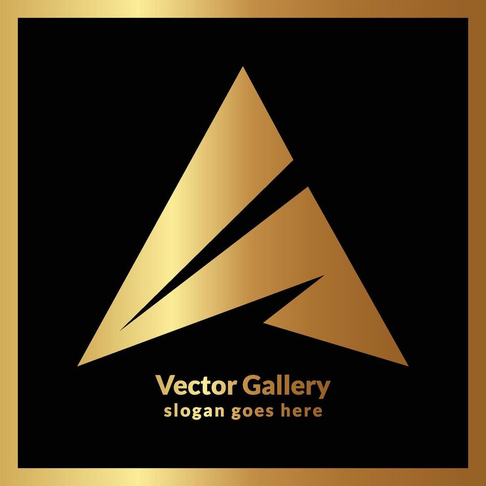 ein abstraktes Logo-Design vektor