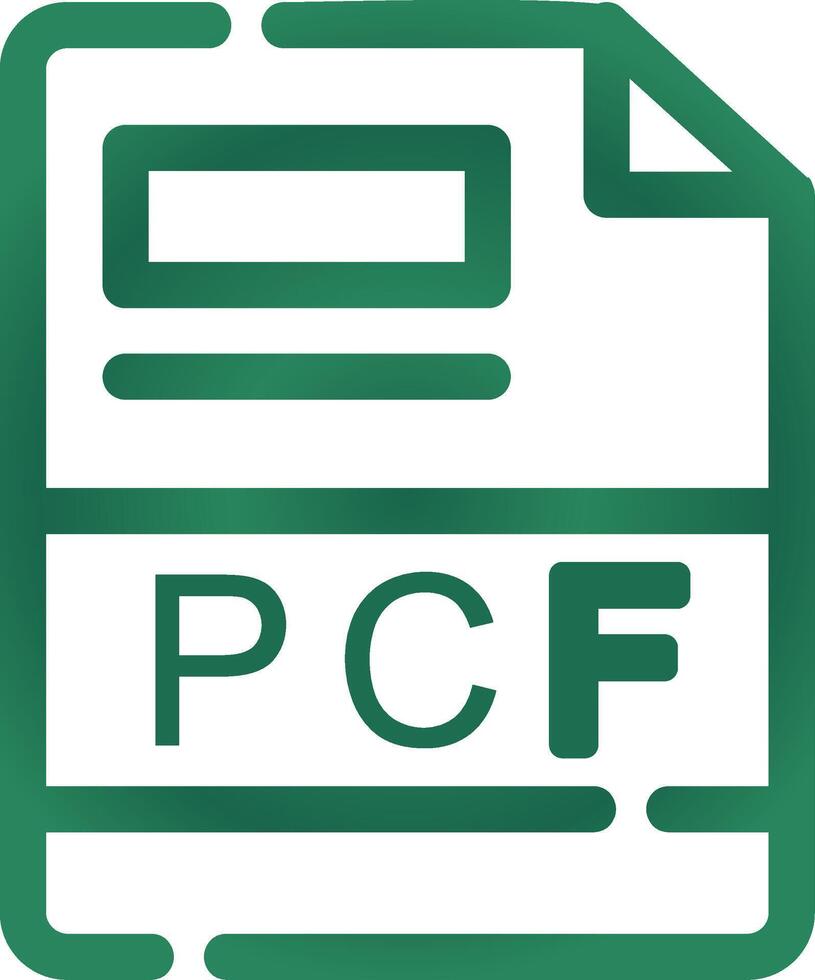 pcf kreativ Symbol Design vektor