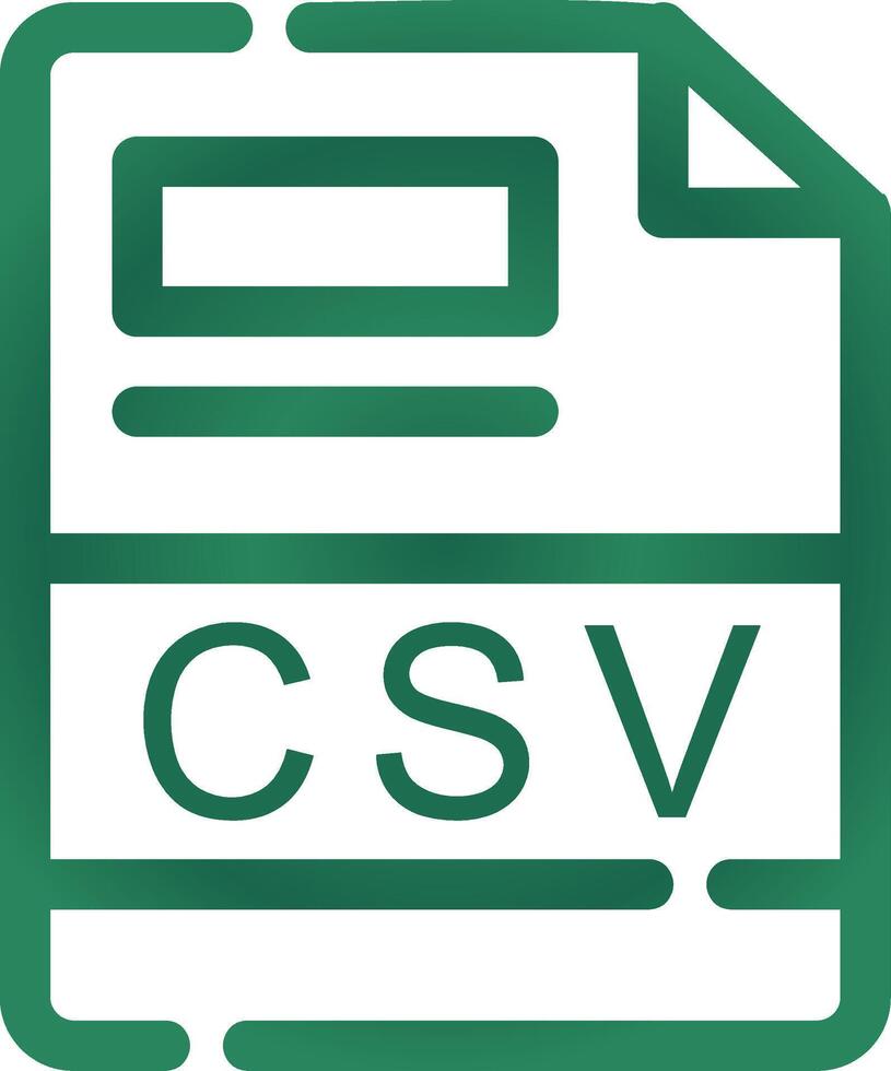 csv kreativ Symbol Design vektor