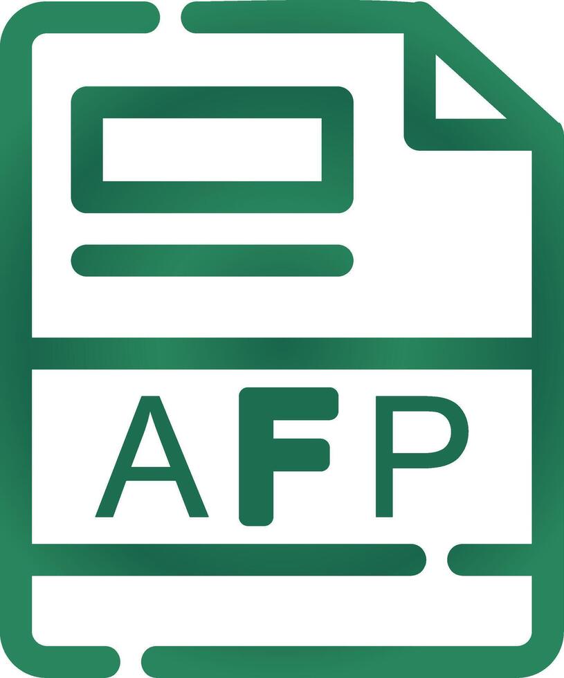 afp kreativ Symbol Design vektor