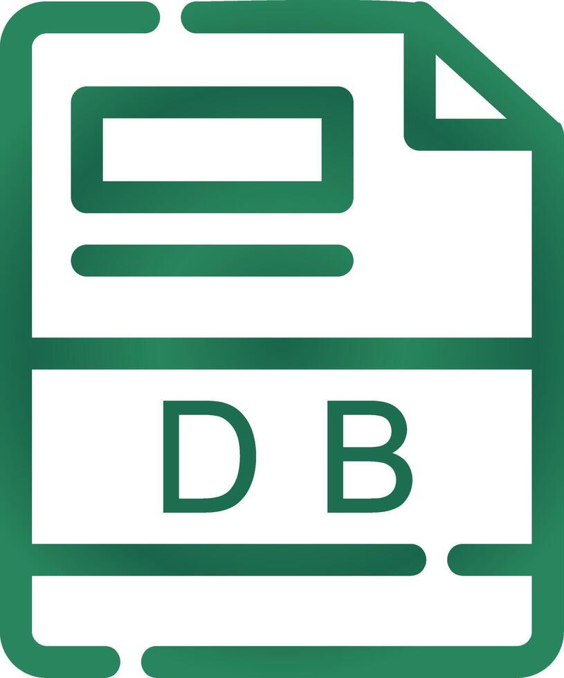 db kreativ Symbol Design vektor